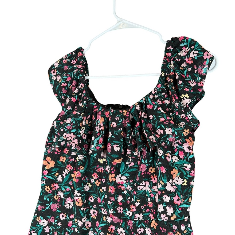 BCBG Paris Women’s M Medium Sleeveless Floral Maxi Dress Coquette Cottagecore - Picture 3 of 14